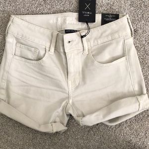 american eagle denim shorts